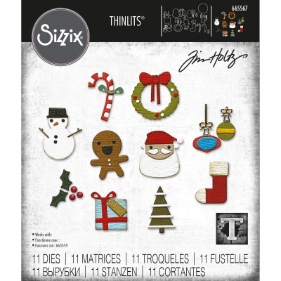 Thinlits die set Christmas minis
