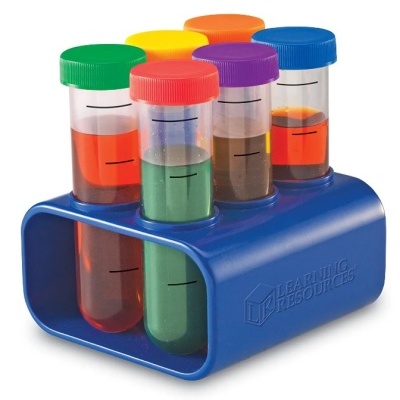 Jumbo Tubos de ensaio com suporte