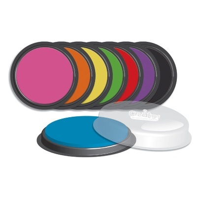 Kit de 8 Almofadas de Tinta (Inkpad) Tamanho Maxi