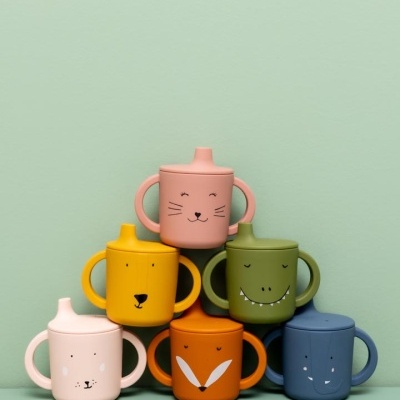 Copo de aprendizagem em silicone