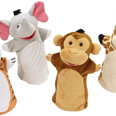 Fantoches Animais do Zoo