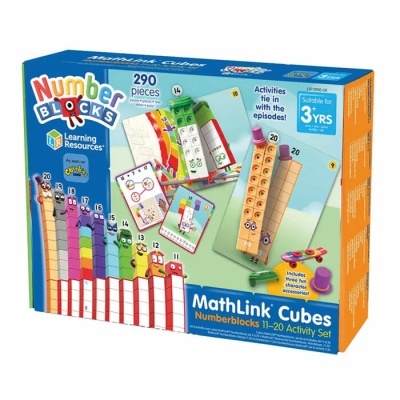 Conjunto de Atividades MathLink Cubes Numberblocks 11-20