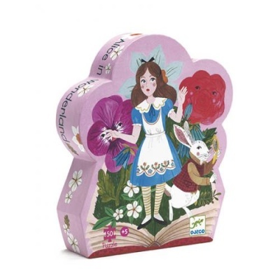Alice no País das Maravilhas - Puzzle Silhueta 50 peças