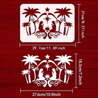 Grande Stencil Presépio