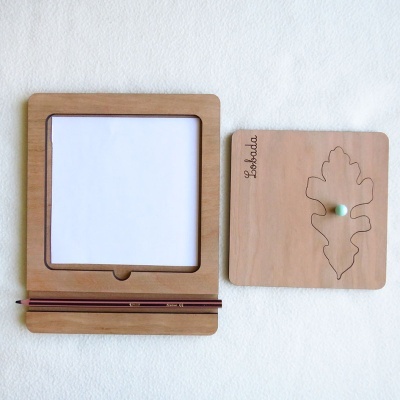 Inserções/ Stencils com formato de folhas