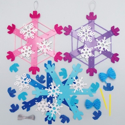 Kit Tecelagem Snowflake - Pack de 5