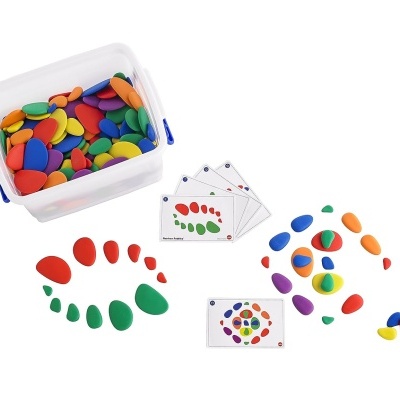 Conjunto para Sala de Aula Rainbow Pebbles