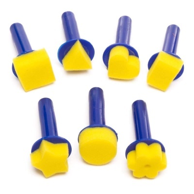 Pack 8 Mini Sponge Paint