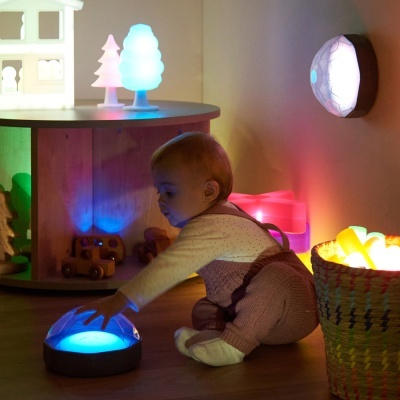 Domos Diamante Graváveis com Luz – Conjunto de 4