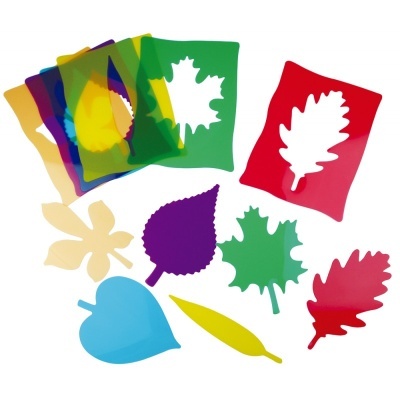 Folhas de Outono - Stencil e Mesa de Luz