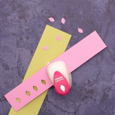 Craft punch birch leaf mini