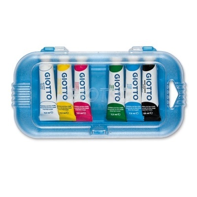 Caixa 6 guaches extra fino 7,5 ml