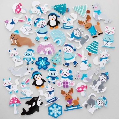 Arctic Foam Stickers - Pack of 200