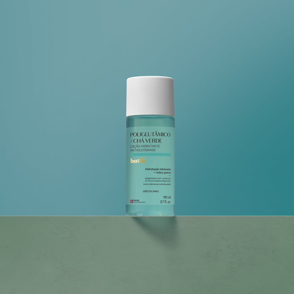 Botik Poliglutâmico + Chá Verde Loção Hidratante Antioleosidade 110ml