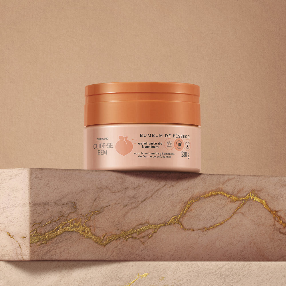 Cuide-se Bem Creme Esfoliante Bumbum de Pêssego 230g Cuide-se Bem Creme Esfoliante Bumbum de Pêssego 230g