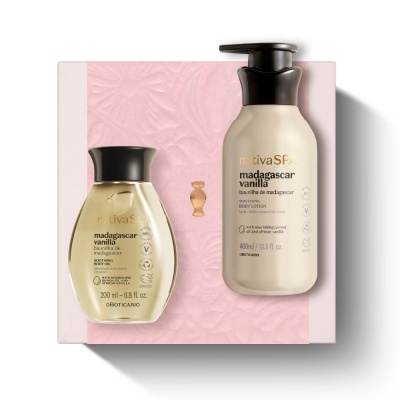 Coffret Nativa SPA Baunilha de Madagascar Óleo 200 ml + Loção 400 ml