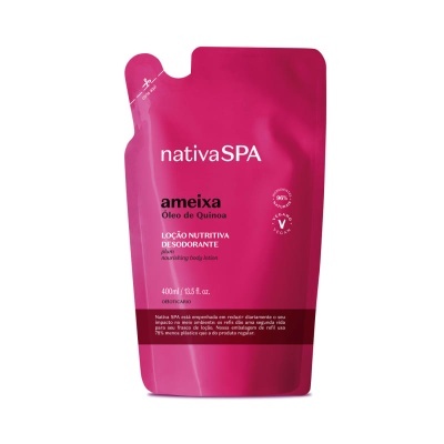 Nativa SPA Refil Loção Hidratante Ameixa 400ml