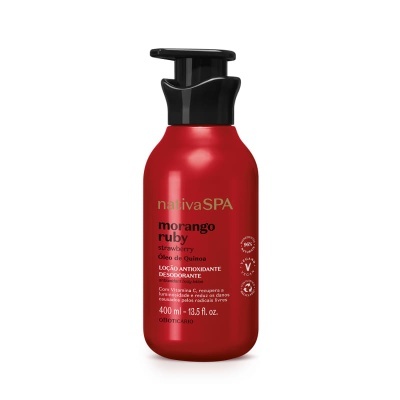 Nativa SPA Loção Hidratante Morango Ruby 400ml