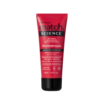 Match Science Reconstrução Ampola Capilar 30ml