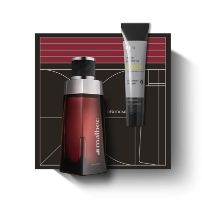 Coffret Malbec EDT 100ml + Creme Pós Barba MEN Azulen 40g