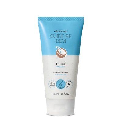 Cuide-se Bem Creme Esfoliante Coco 150ml