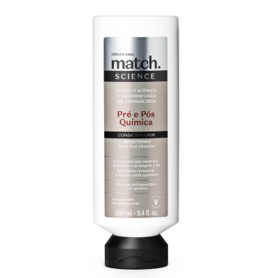 Match Science Pré e Pós-Química Condicionador 280ml
