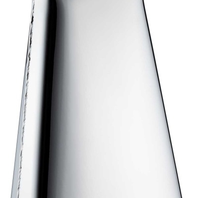 Campainha de metal cromada com gravura MEINL e selo MINI preto