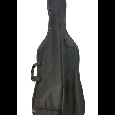 Capa preta para guitarra ou baixo com bolso e alça