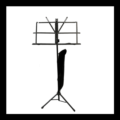 Estante partituras com saco de transporte