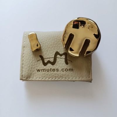 WMutes violoncelo Duo Pack dourado brilhante