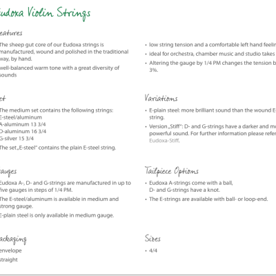 Eudoxa - Violino - Conjunto