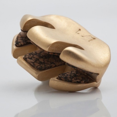 WMutes violoncelo estudo dourado mate