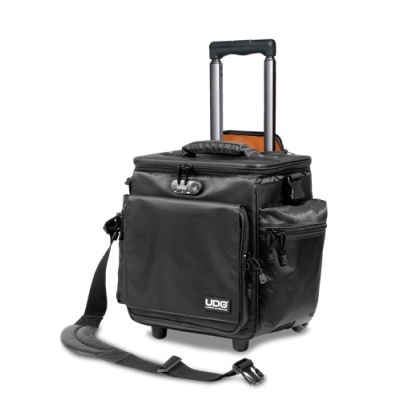 Udg U9679BL/OR - ULTIMATE SLINGBAG TROLLEY SET DELUXE BLACK, ORANGE INSIDE