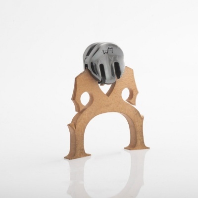 WMutes violoncelo estudo preta brilhante