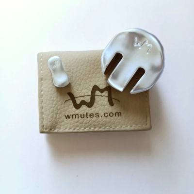 WMutes violoncelo Duo Pack prateado mate