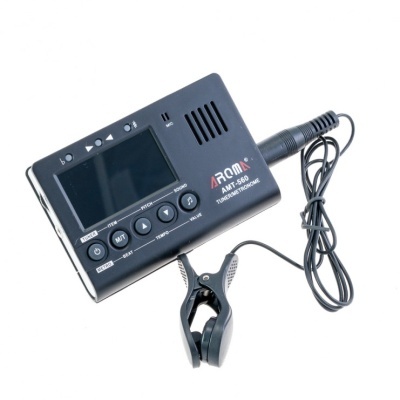 Metrónomo, afinador e pinça - Aroma AMT