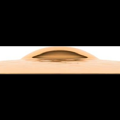 Tampa de panela em vidro transparente com pega bege