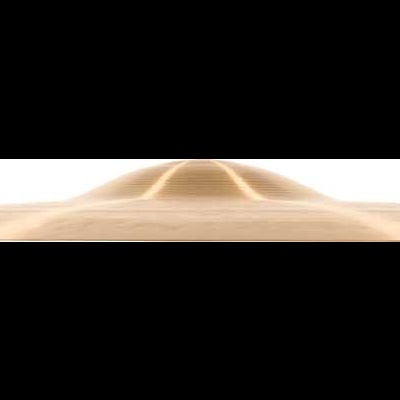 Chapéu bege com aba larga em tecido liso