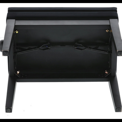 Banco de piano Deluxe Compartment - Preto