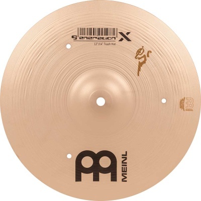 Prato de bateria dourado Meinl Generation X com acabamento texturizado