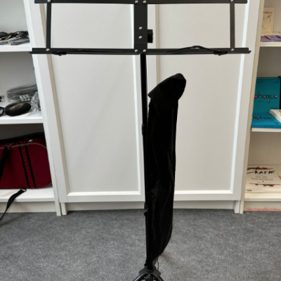 Estante partituras com saco de transporte