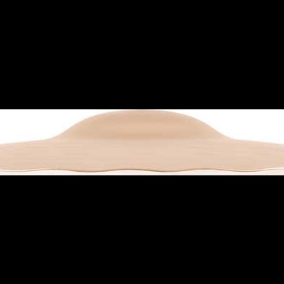 Peça de madeira clara com forma curva e ondulada