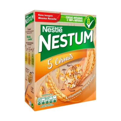 Nestum 5 Cereais Com Cereais Integrais 250g