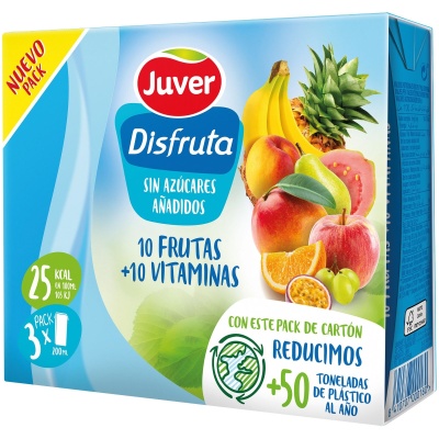Néctar 10 Frutas + 10 Vitaminas 3x200ml
