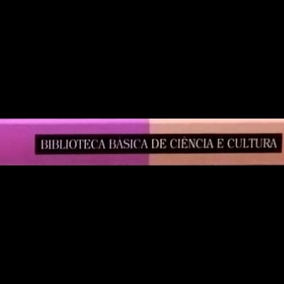 Lombada de livro rosa e laranja com texto em letras maiúsculas pretas e brancas.