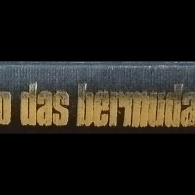 Lombada de livro preto com texto amarelo e branco