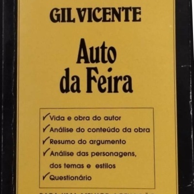 Capa de livro Auto da Feira de Gil Vicente