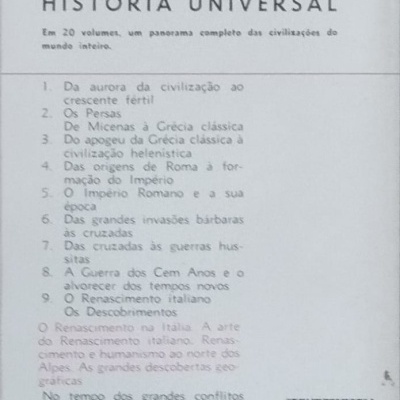 História Universal 9: O Renascimento Italiano; Os Descobrimentos - Carl Grimberg