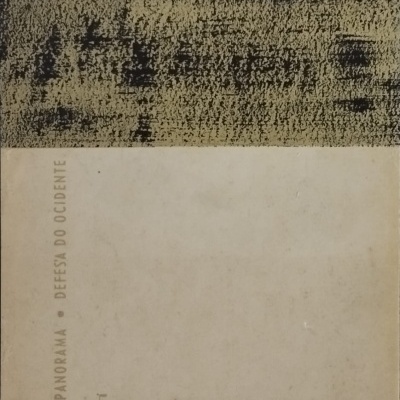 Capa de livro com texto 'EDIÇÕES PANORAMA • DEFESA DO OCIDENTE'