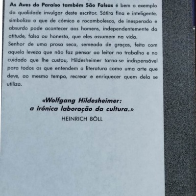 Parte traseira de um livro com texto em português e código de barras